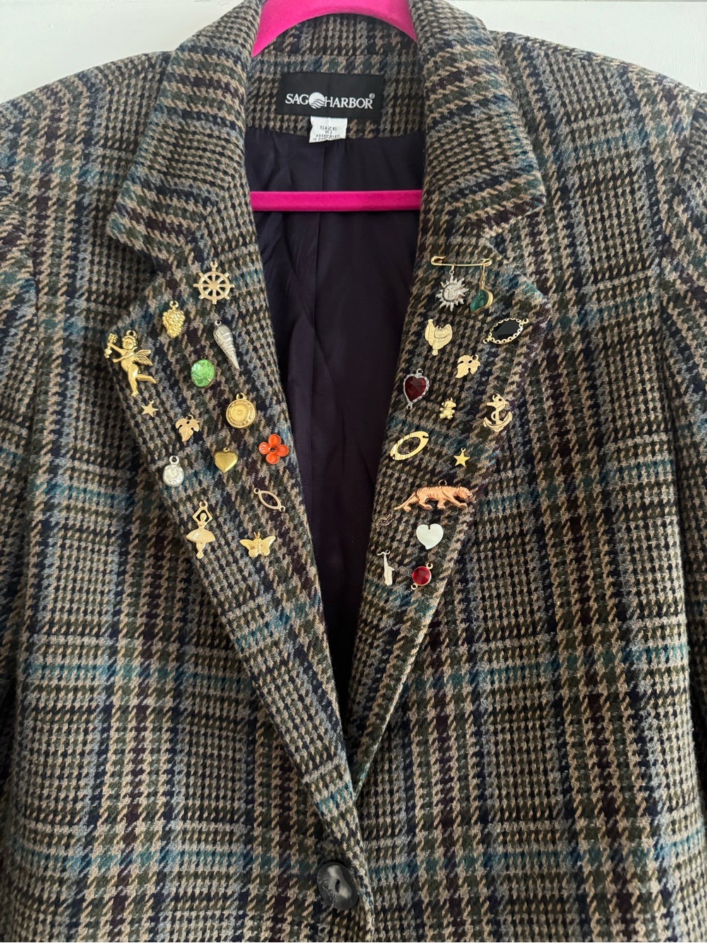 One-of-a-Kind Upcycled Vintage Charm Blazer - Picture 8 of 10